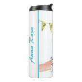 *~* Beach BALL Ocean Nautical PUPPY PARTY Thermosbecher (Nach links gedreht)