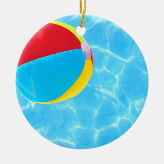Beach Ball Ornament (Vorne)