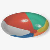 Beach Ball Pappteller (Schrägansicht)