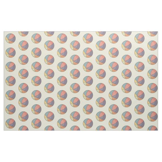 Beach Ball Pattern Stoff (Fat Quarter (45,7 x 55,9 cm))