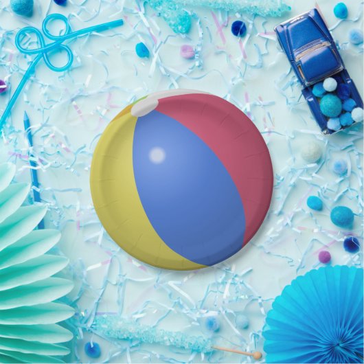 Beach Ball Pool Party Pappteller (Party)