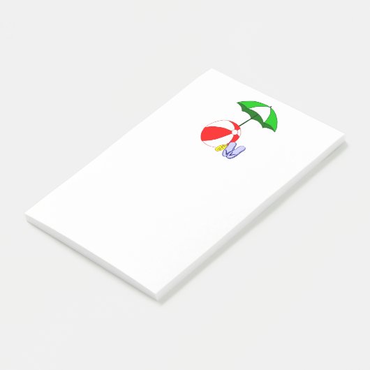 Beach Ball Pool Umbreit Post it Post-it Klebezettel (angewinkelt)