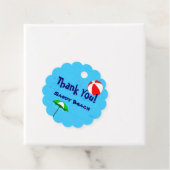 Beach Ball Pool Umbrella Custom Danke Tags Geschenkanhänger (Beispiel)
