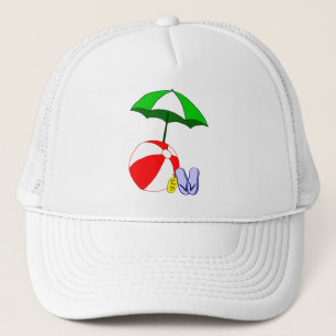 Beach Ball Pool Vorlage Truckerkappe