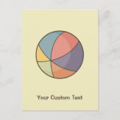 Beach Ball Postkarte (Vorderseite)