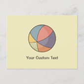 Beach Ball Postkarte (Vorderseite)