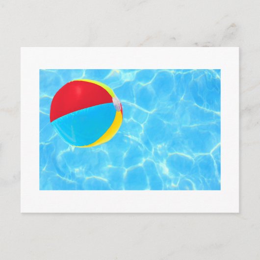 Beach Ball Postkarte (Vorderseite)
