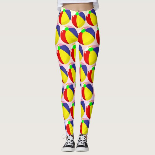 Beach Ball Print Leggings (Vorderseite)