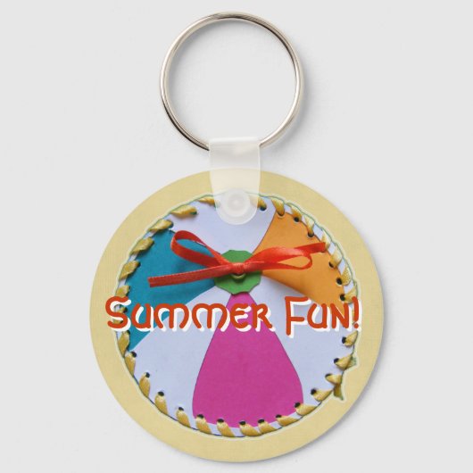 Beach Ball Schlüsselanhänger (Vorderseite)