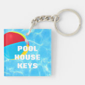 Beach Ball Schlüsselanhänger (Rückseite)