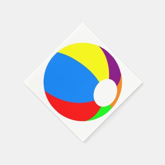 Beach Ball Serviette (Ecke)