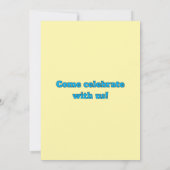 Beach Ball Shape Fotos Beach Party Einladung (Rückseite)