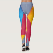 Beach Ball Slate Gray Leggings (Rückseite)