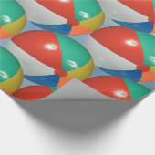 Beach Ball Summer Day Geschenkpapier (Ecke)