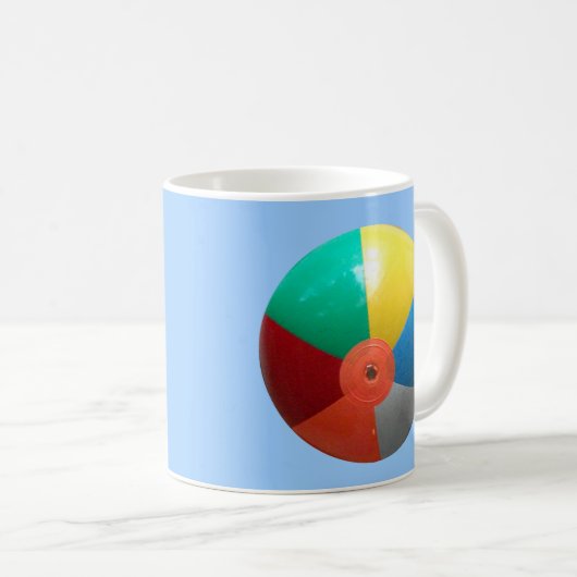 Beach Ball Tasse (VorderseiteRechts)