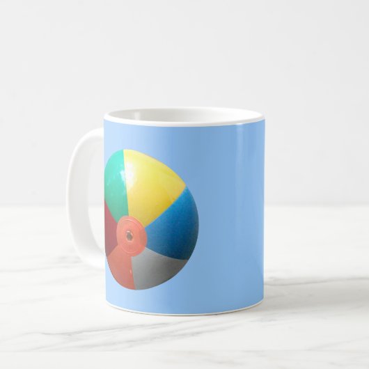 Beach Ball Tasse (Vorderseite Links)