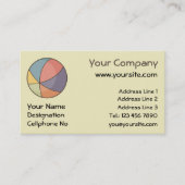 Beach Ball Visitenkarte (Vorderseite)