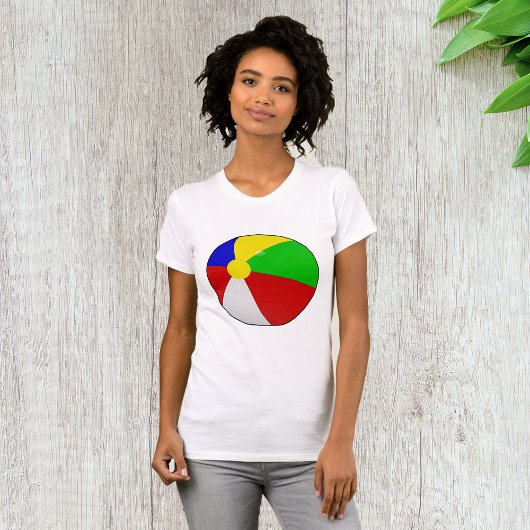 Beach Ball Womens T - Shirt