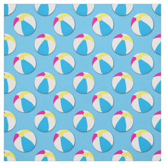 Beach Balls Niedlich Summer Pool Stoff (Muster)