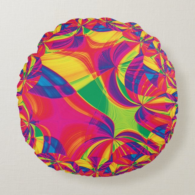 Beach Balls...... Rundes Kissen (Vorderseite)