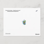 Beach Bar at Sunset Postcard Postkarte (Rückseite)