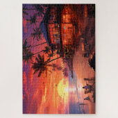🌅 Beach Bar Sunset Puzzle (Vertikal)