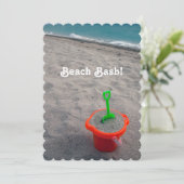 Beach Bash Einladung (Stehend Vorderseite)