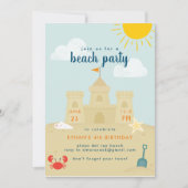 Beach Bash Einladung (Vorderseite)