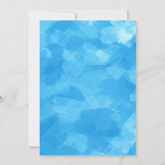 Beach Bash Pool Party Geburtstag Einladung (Rückseite)