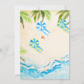 Beach Bash | Sommerliche Party Einladung (Rückseite)