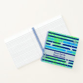 Beach Batik Stripes und Starfish Notizblock (Innenseite)