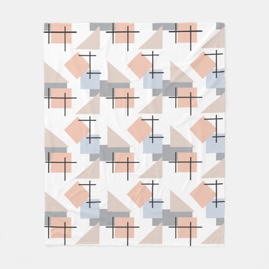 Beach Bauhaus Fleecedecke (Vorderseite)