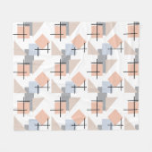 Beach Bauhaus Fleecedecke (Vorderseite (Horizontal))