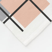 Beach Bauhaus Fleecedecke (Ecke)