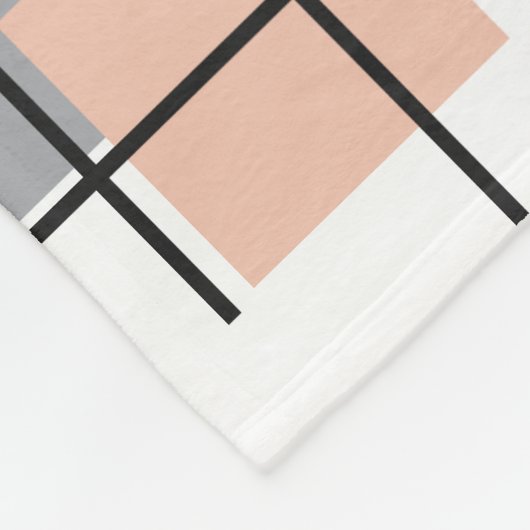 Beach Bauhaus Fleecedecke (Ecke)