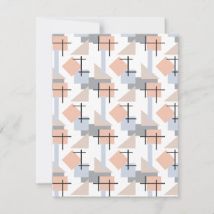 Beach Bauhaus Mitteilungskarte