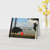 Beach Bears Karte (Gelbe Blume)