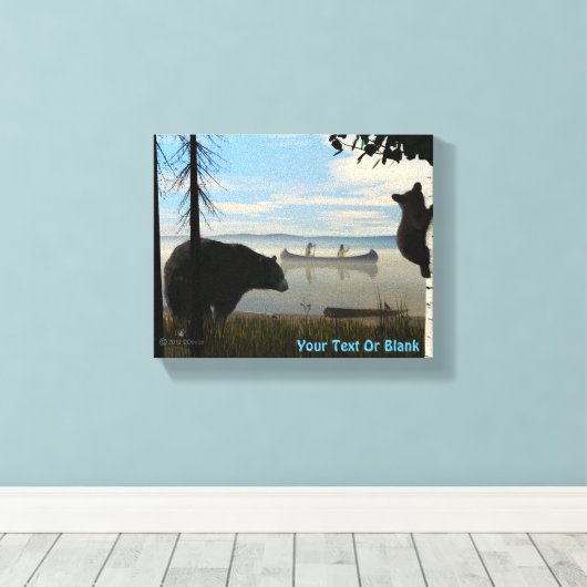 Beach Bears Leinwanddruck (Insitu (Holzboden))