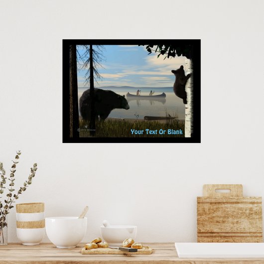 Beach Bears Poster (Küche)