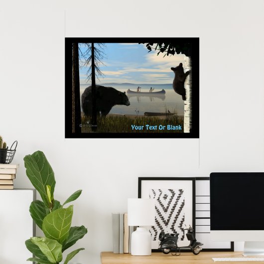 Beach Bears Poster (Heimbüro)