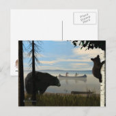 Beach Bears Postkarte (Vorne/Hinten)