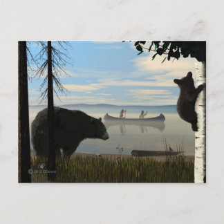 Beach Bears Postkarte
