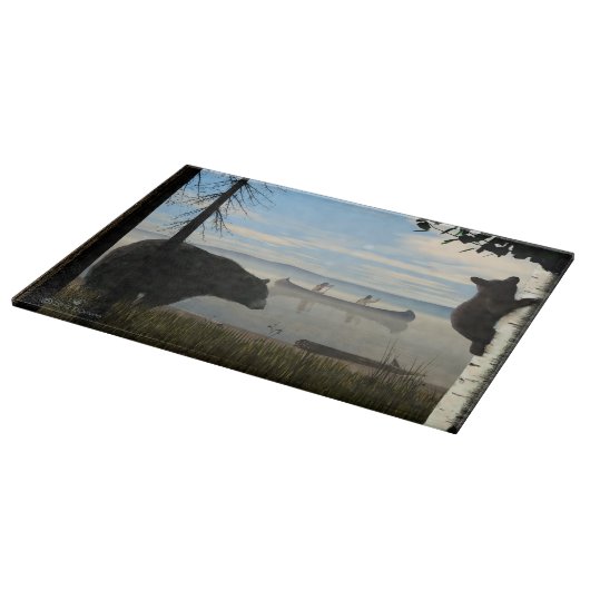 Beach Bears Schneidebrett (Ecke)