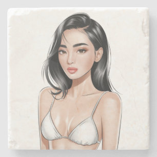 Beach Beauty Untersetzer