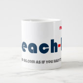 Beach-BG-Jumbo-Tasse Jumbo-Tasse (Vorderseite)
