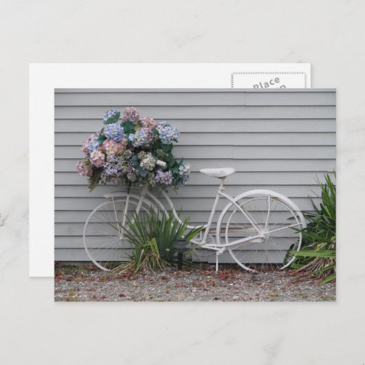 Beach Bicycle Postkarte (Vorne/Hinten)