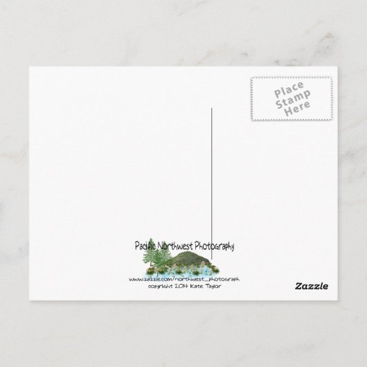 Beach Bicycle Postkarte (Rückseite)