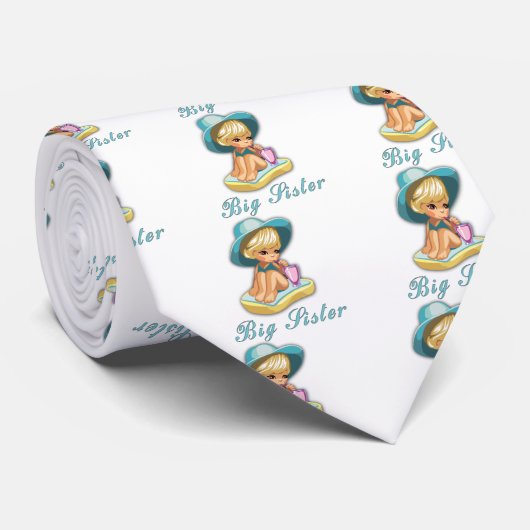 Beach Big Sister Krawatte (Gerollt)