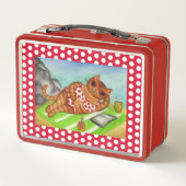 Beach Bikini Cat Lunchbox (Rückseite)