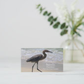 Beach Bird Visitenkarte (Stehend Vorderseite)
